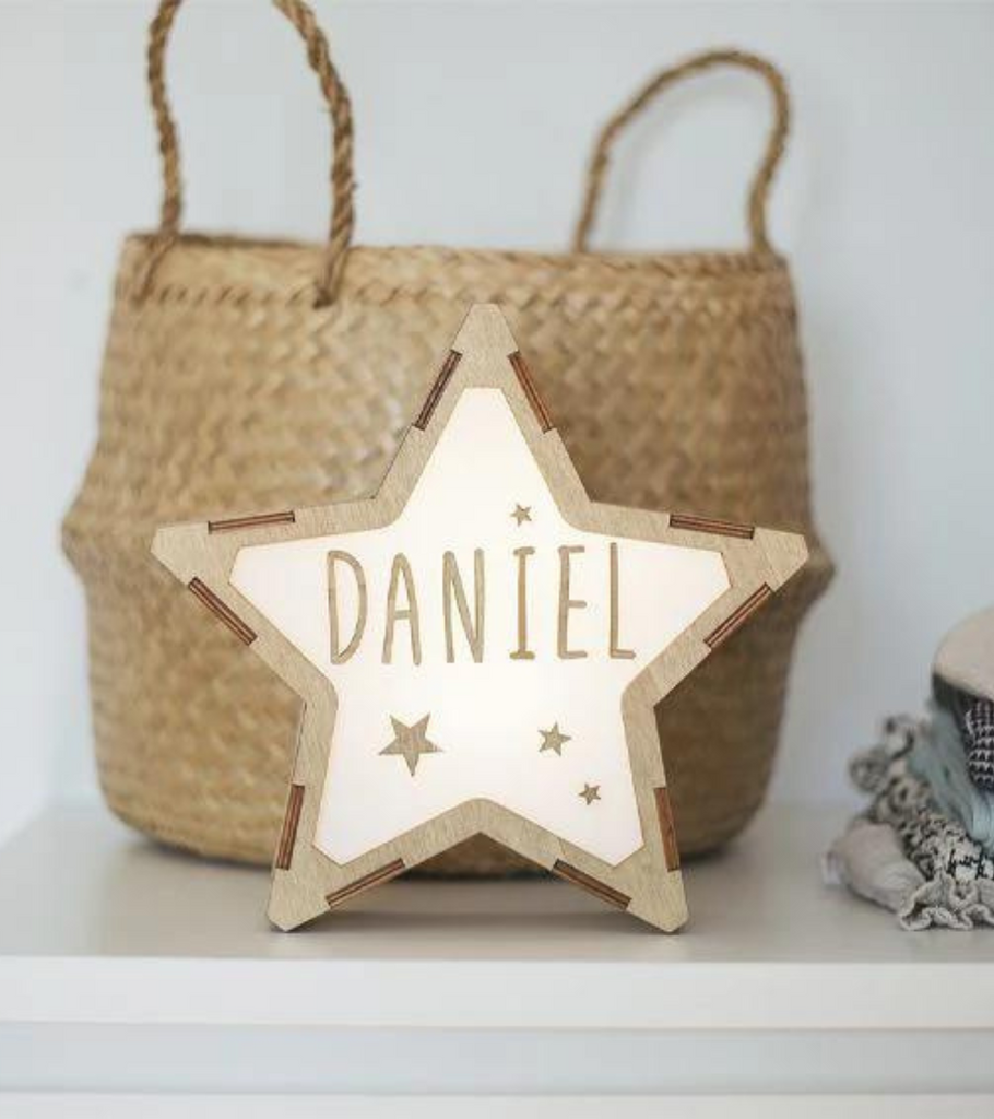 lampada con nome personalizzabile