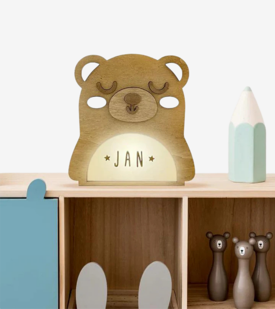 lampada orsetto personalizzabile nome