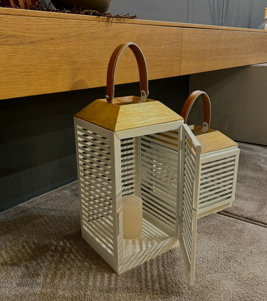 lanterna list bianca beige