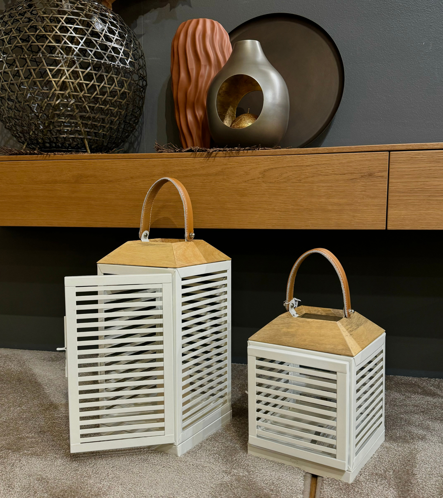 lanterna list marrone beige bianca