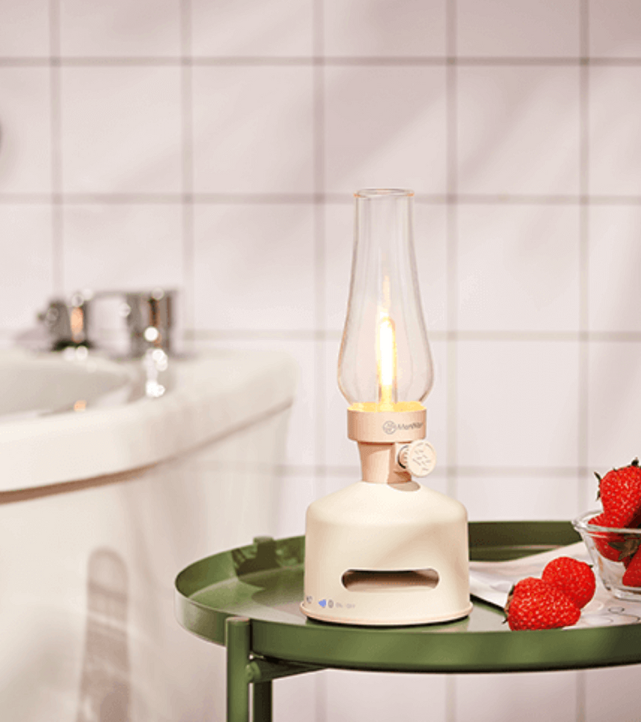 led speaker lantern bianco