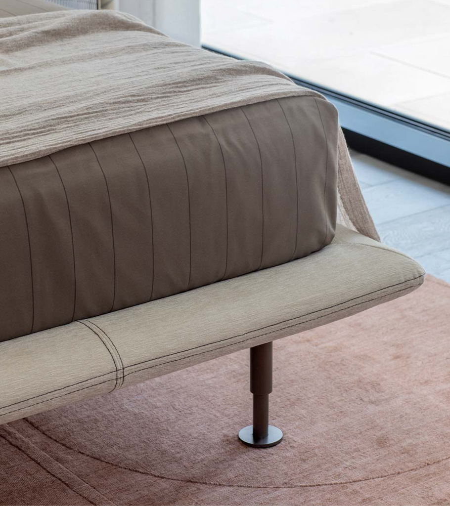 letto flou matrimoniale baia