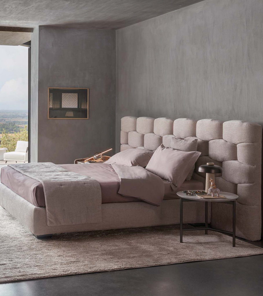 letto flou matrimoniale majal testata larga