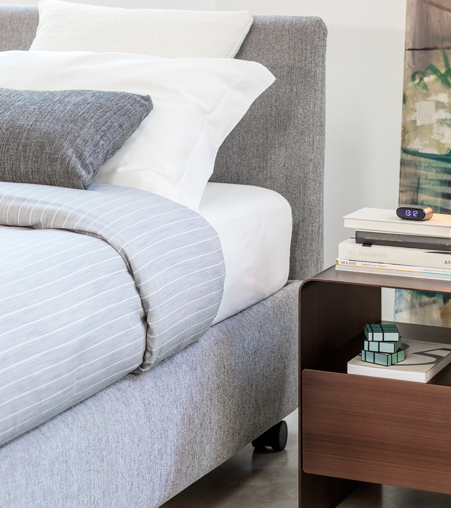 letto flou matrimoniale notturno