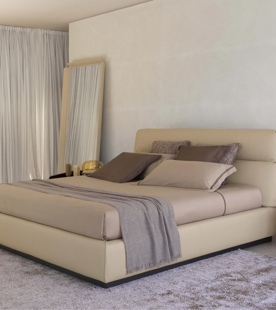 letto matrimoniale flou gentleman testata alta