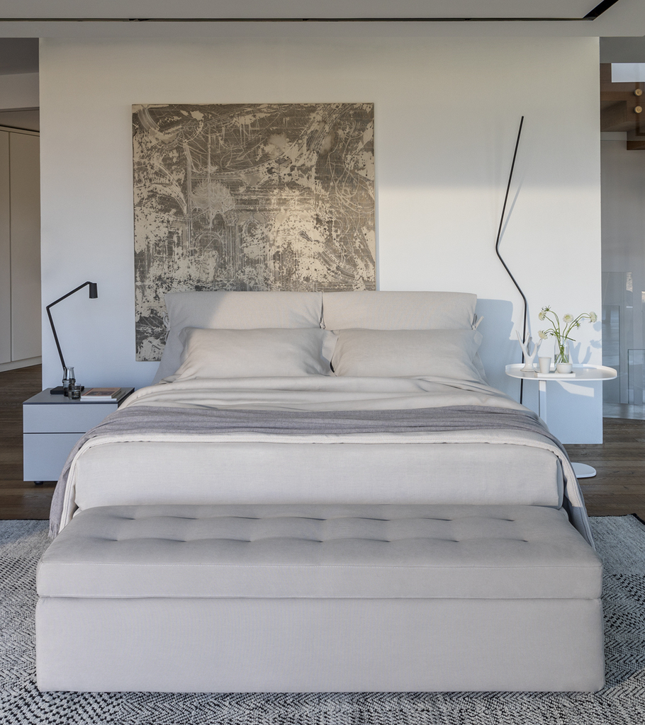 letto matrimoniale flou nathalie