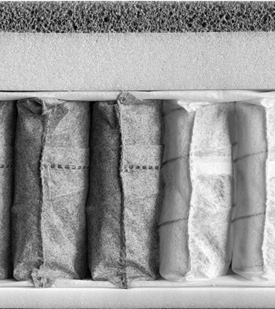 materasso flou con molle e memory 