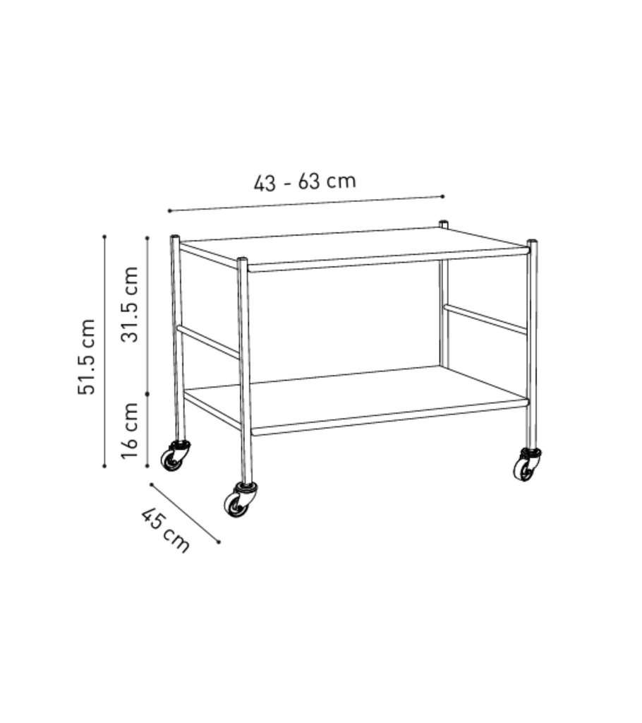 misure carrello kriptonite