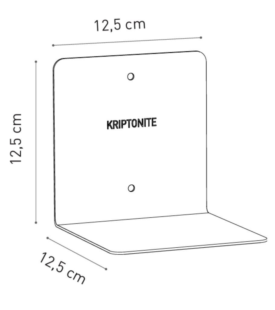 misure mensola minus kriptonite