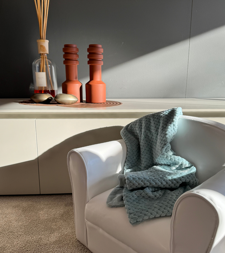 Plaid Orsetto Bimbo Azzurro