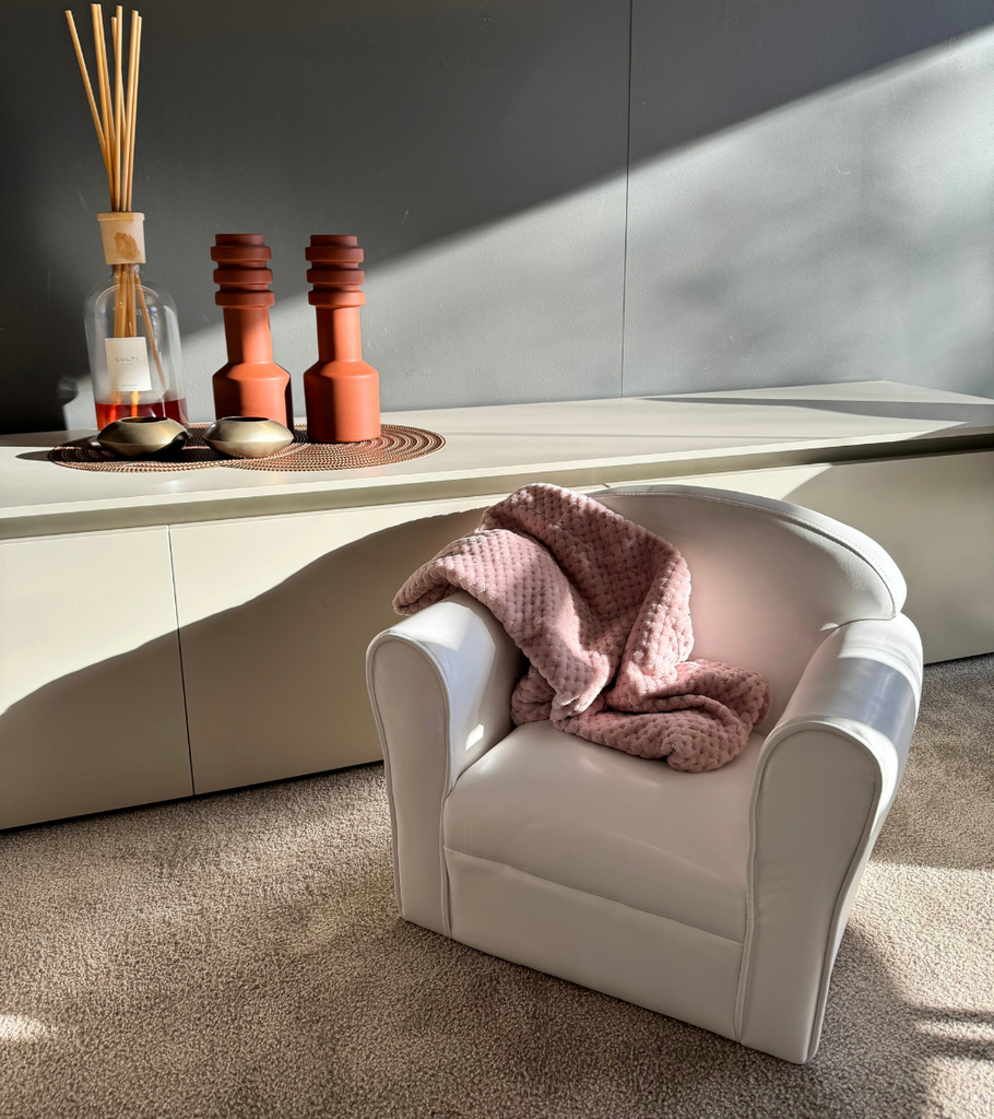 Plaid Orsetto Bimba Rosa