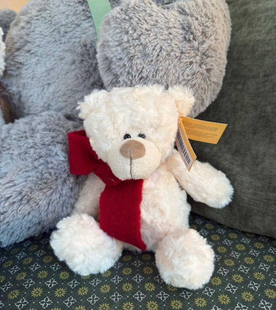 peluche orsetto beige con sciarpa S