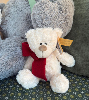 peluche orsetto beige con sciarpa S