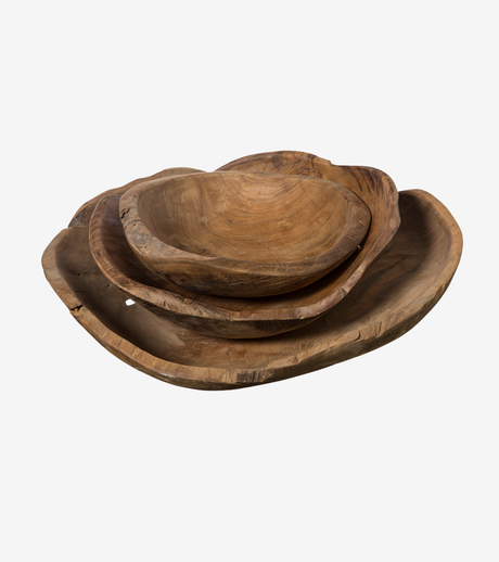 piatti in legno naturale