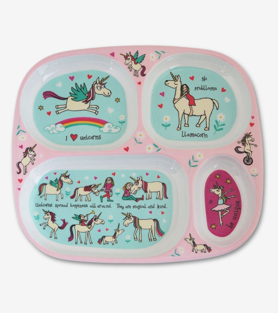 piatto pappa unicorni