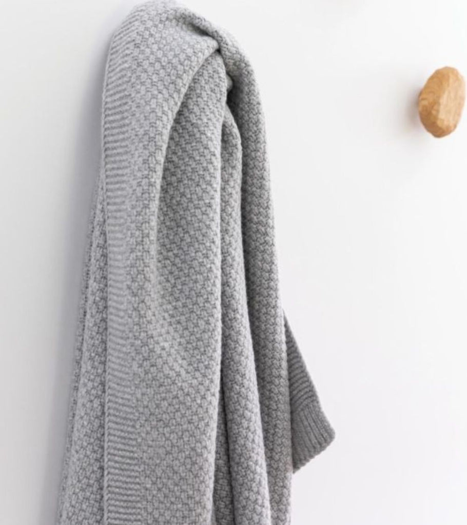 plaid a maglia danilo grigio