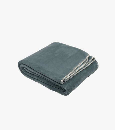 plaid copriletto morbido carbone