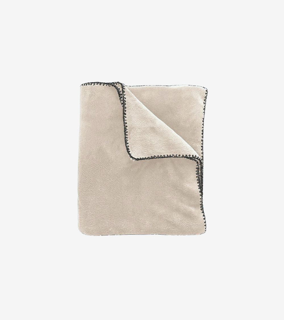 plaid copriletto morbido lino