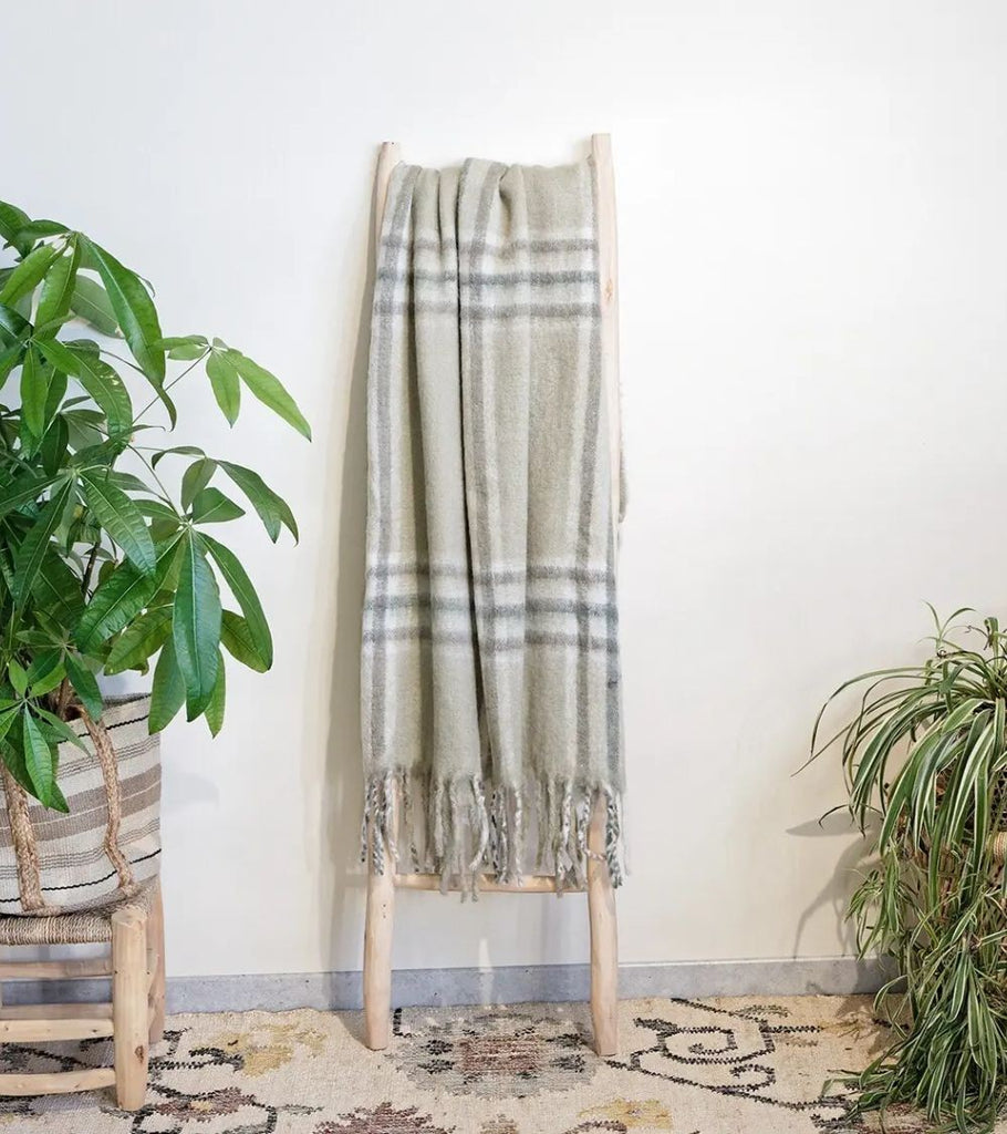 plaid melange tortora