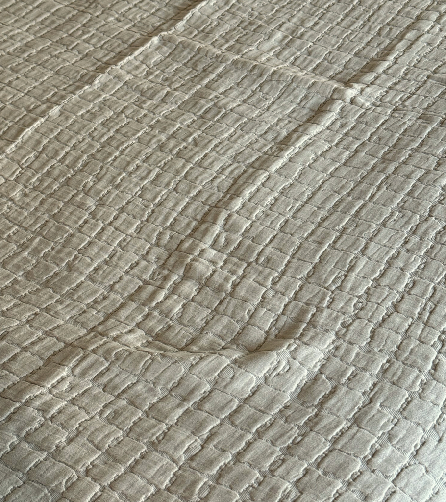 plaid swami lino beige