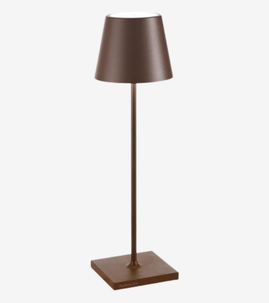 lampada poldina corten