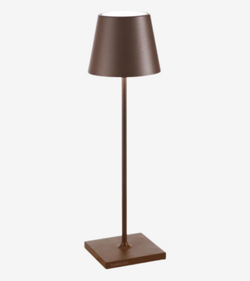 lampada poldina corten