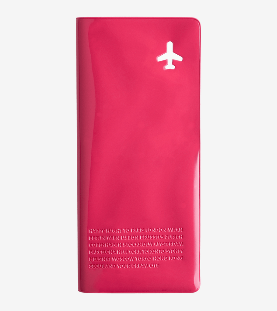 porta documenti fucsia