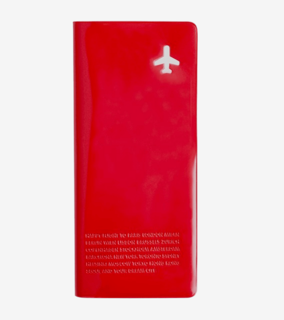 porta documenti rosso