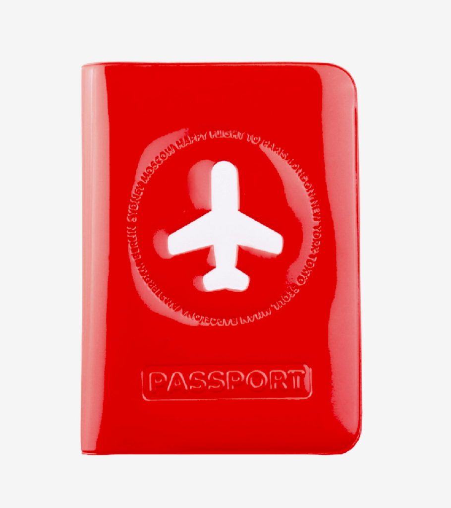 porta passaporto rosso