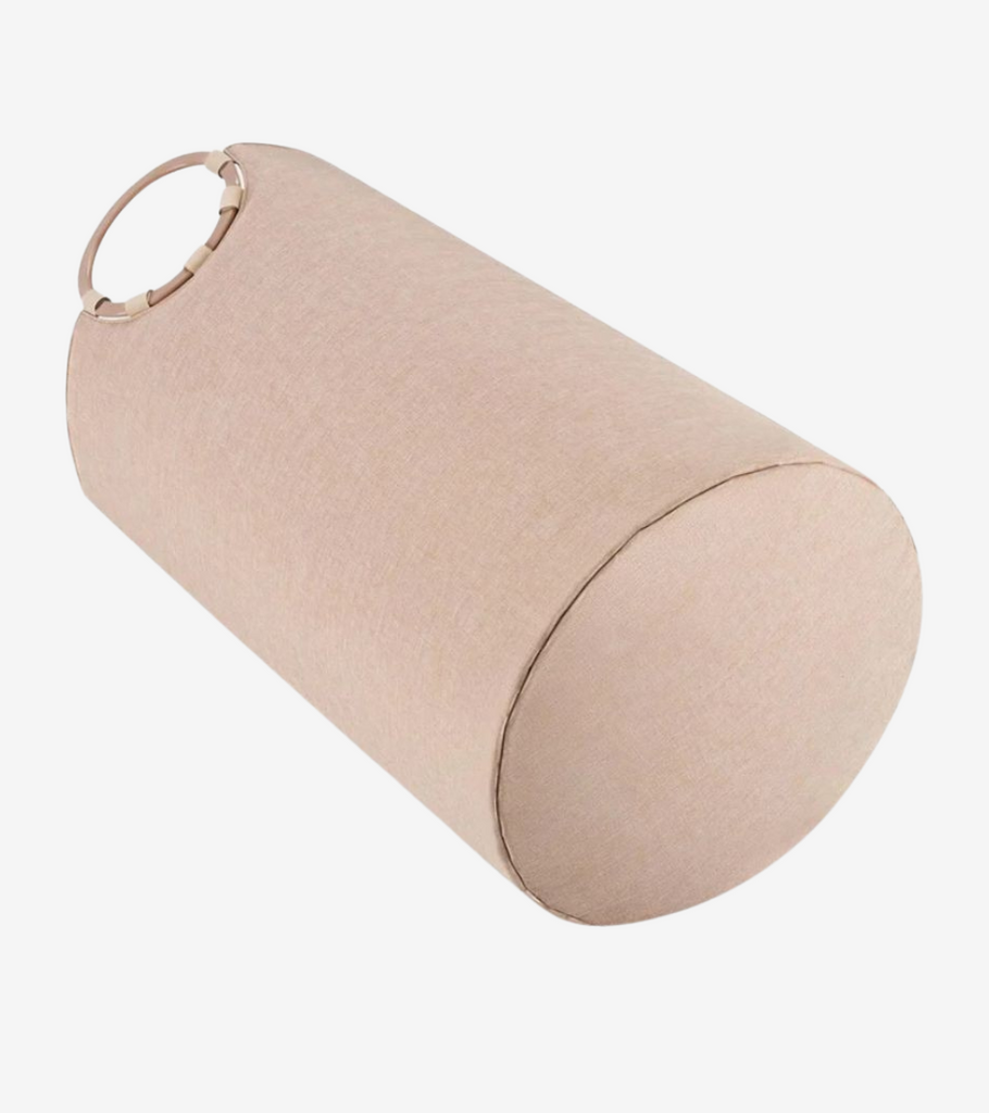 portabiancheria bagno rosa beige