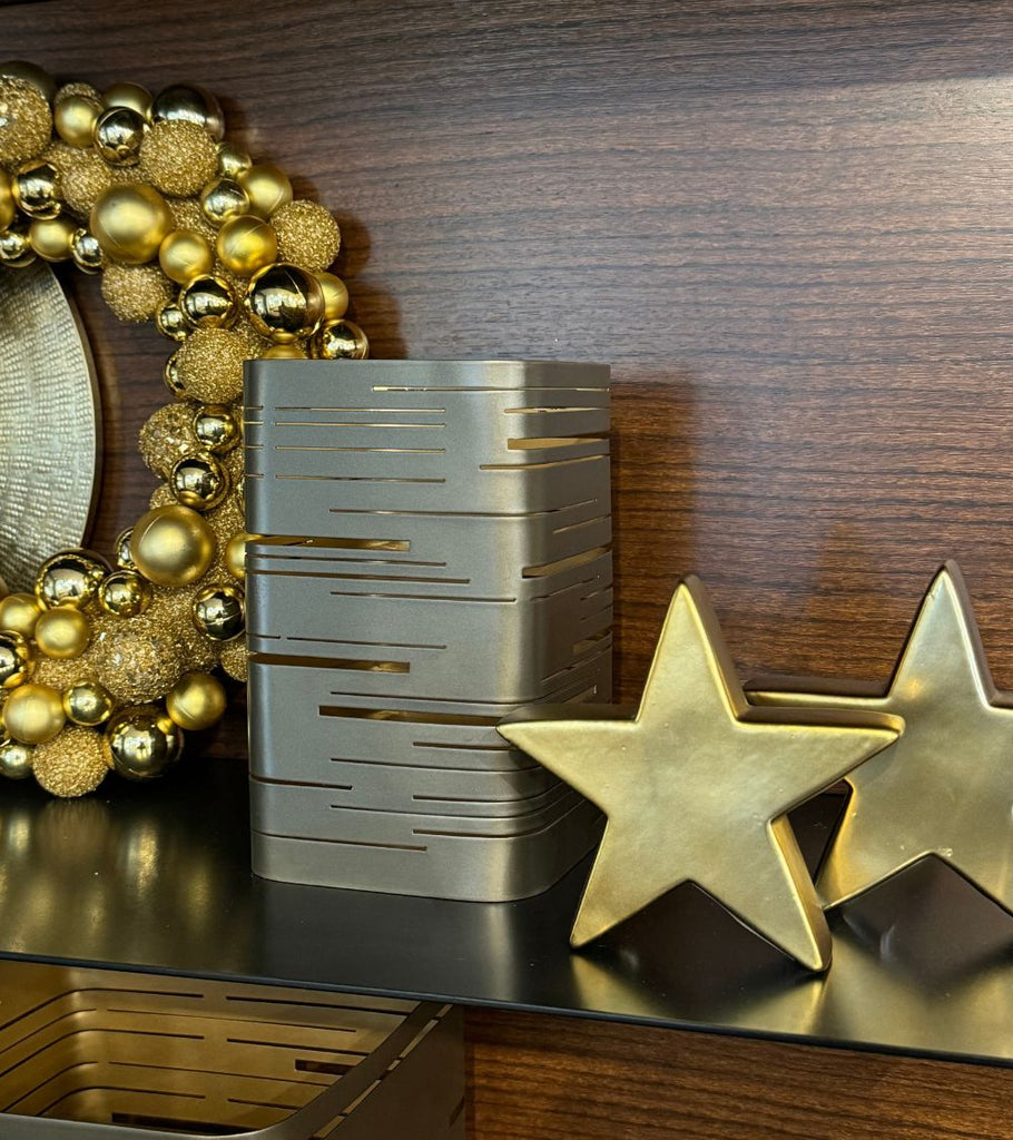 Portacandela Hurricane in nichel