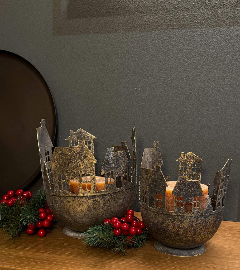 portacandele villaggio natale