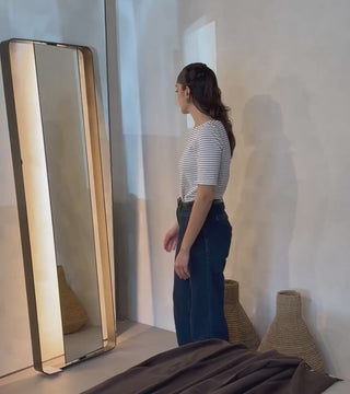 specchio bamboo video flou