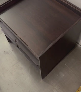 comodino cassetti legno