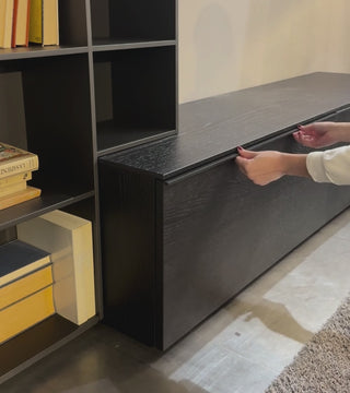 Video Mobile soggiorno libreria nNovamobili