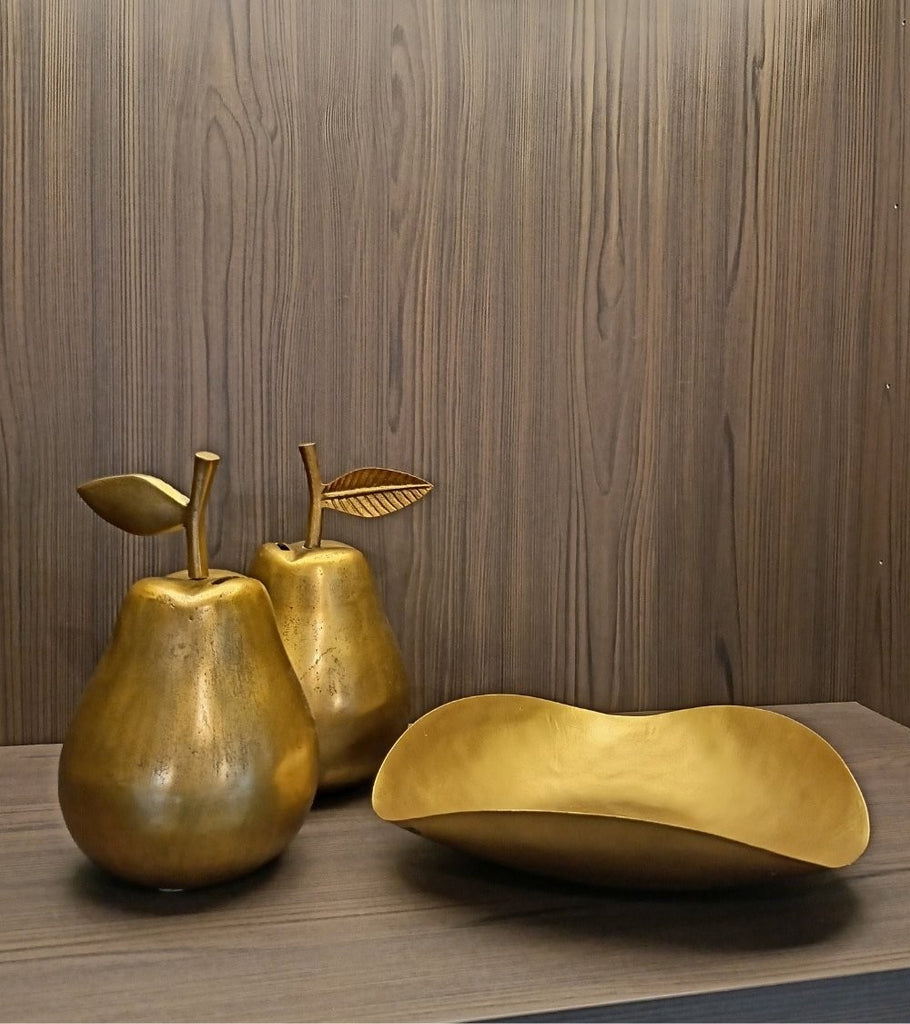 salvadanaio pera oro alluminio