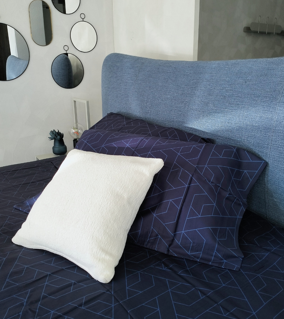 set copripiumino flou blu oslo