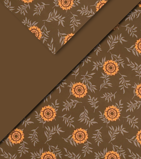 set copripiumino flou butterfly marrone