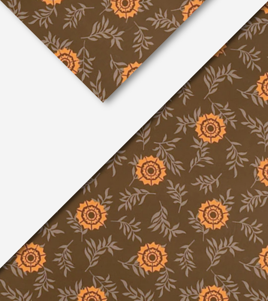 set copripiumino flou butterfly marrone