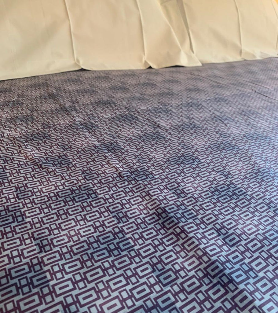 set copripiumino flou empire bordeaux