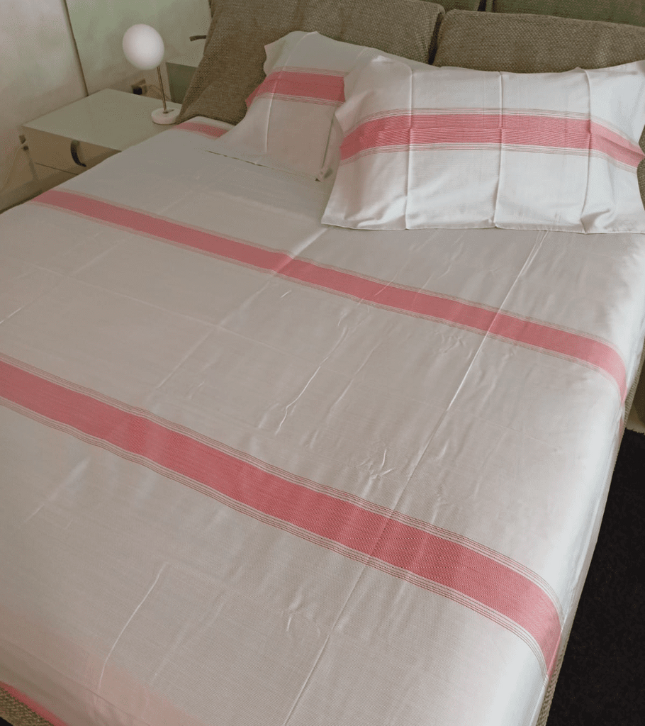 set copripiumino flou grigio rosso peter