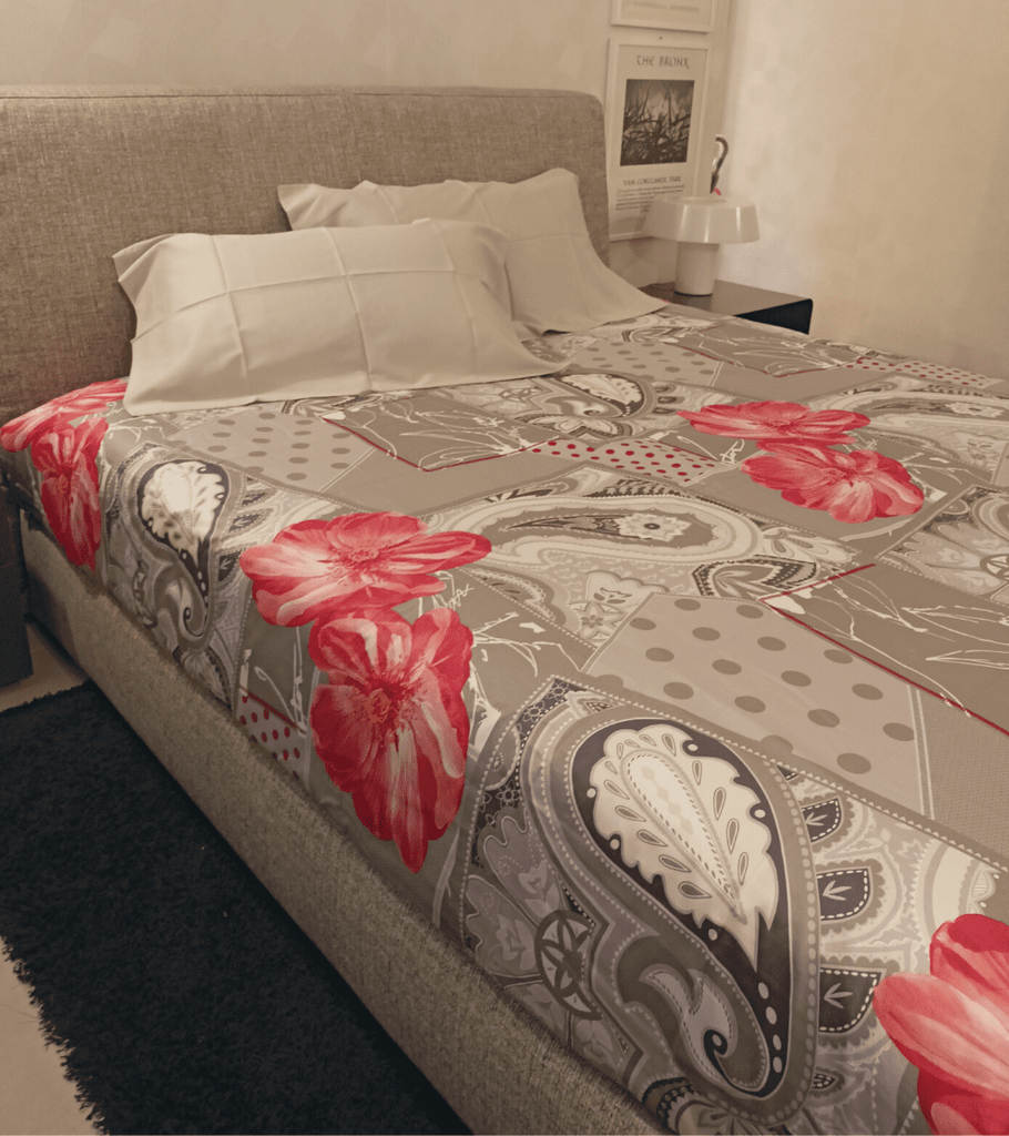 set copripiumino flou patchwork