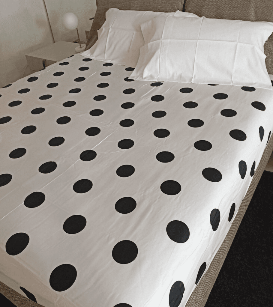 set copripiumino flou pois nero