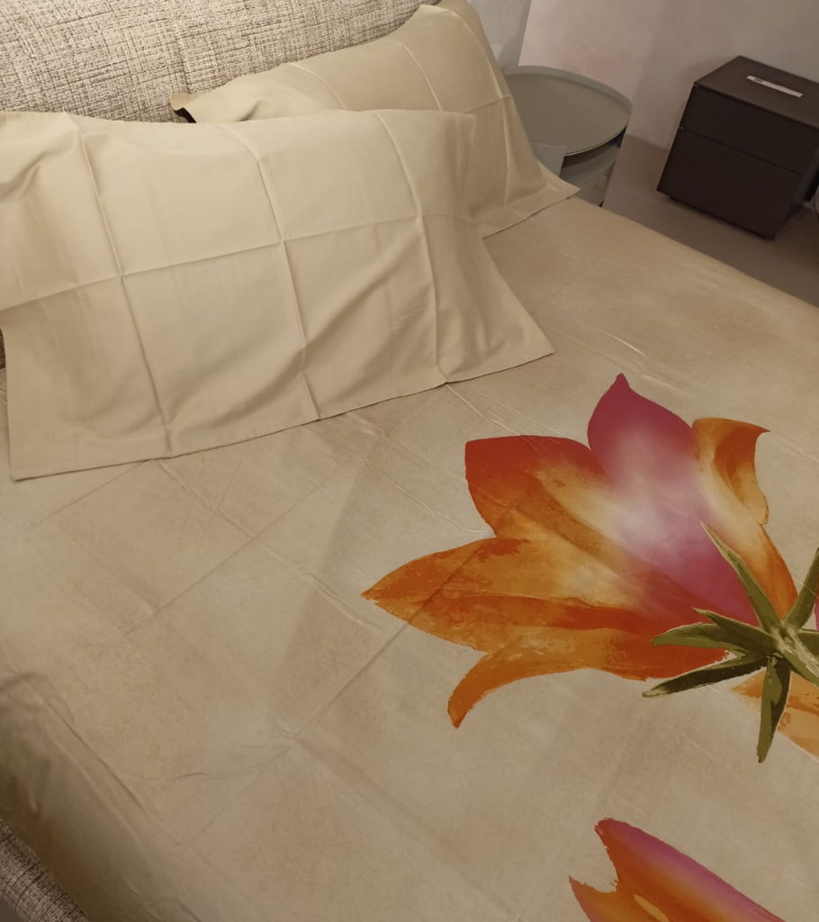 set flou arancio romanza