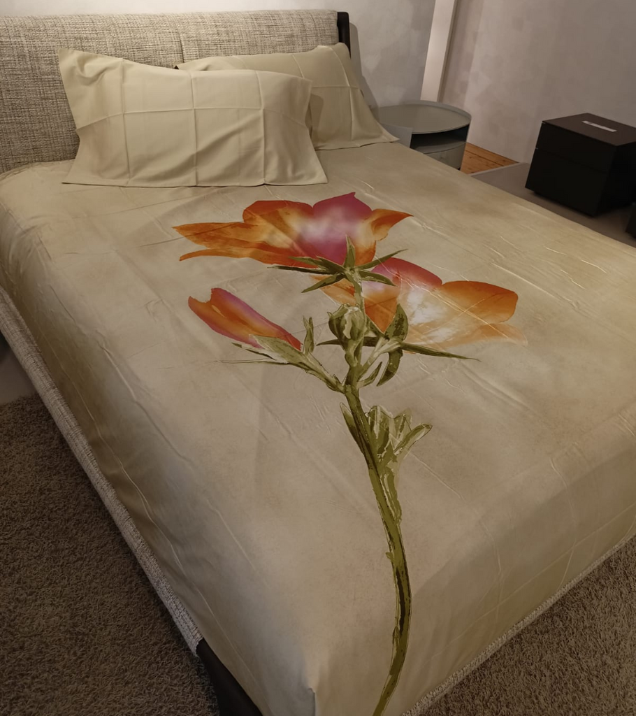 set flou arancione romanza