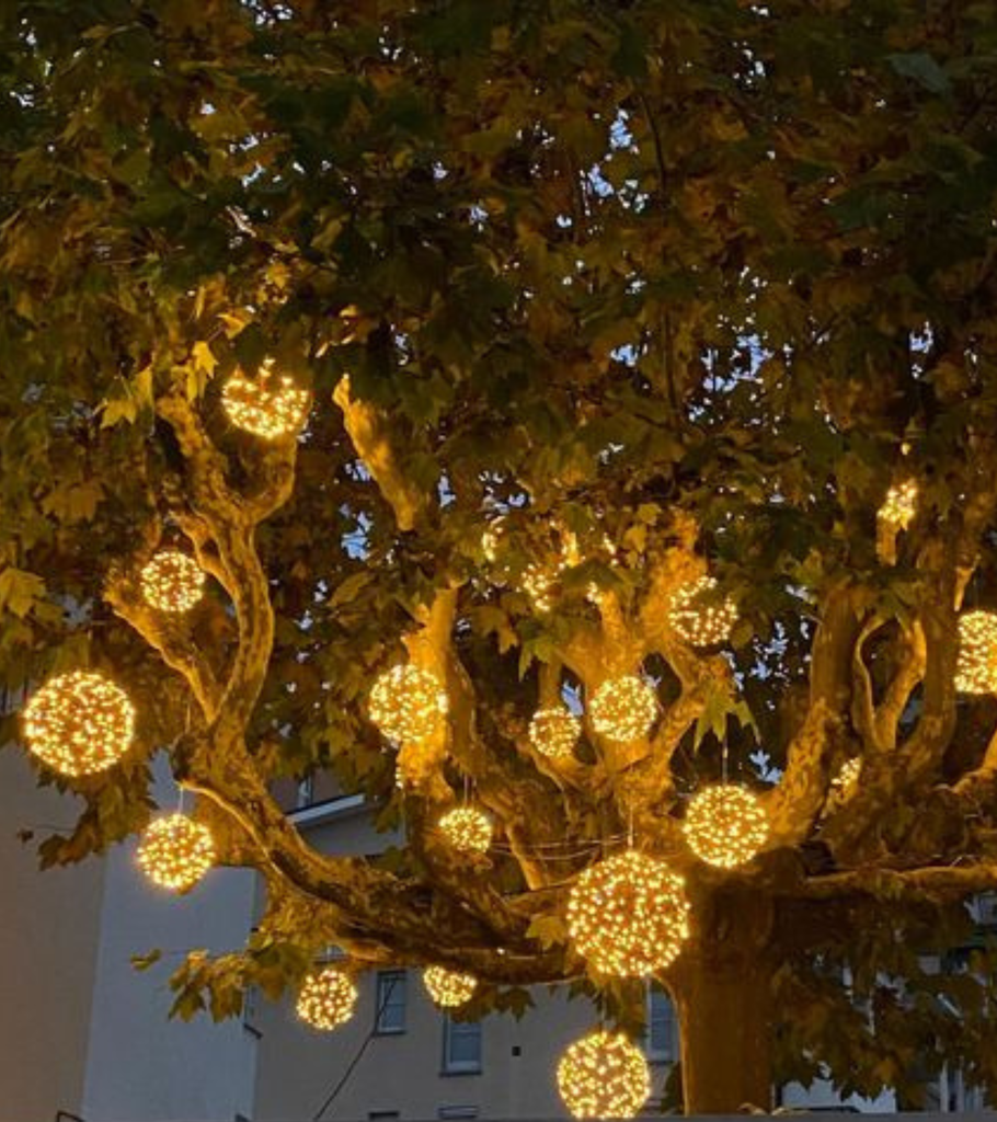 sfera NATALIZIA piccola LED decorazione