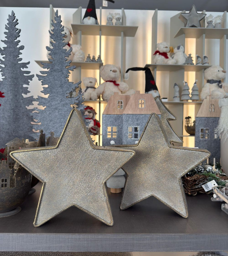 stelle metallo natale