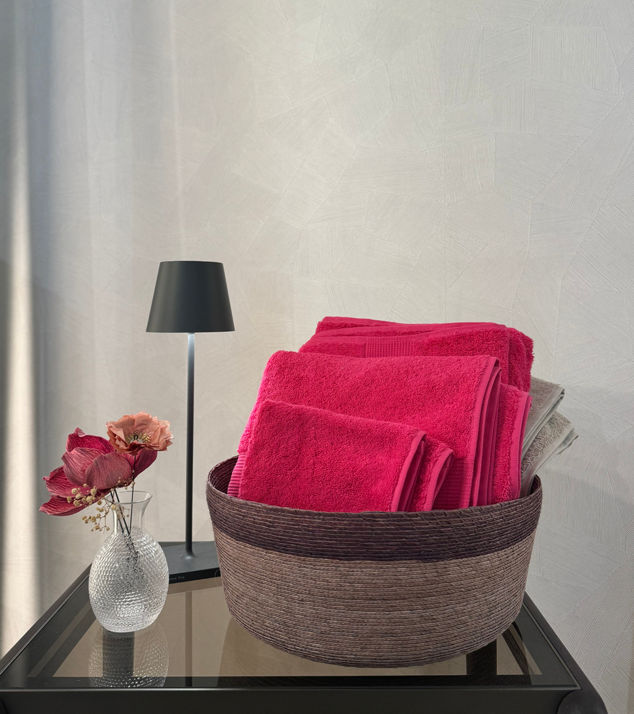 telo asciugamano gala rosa