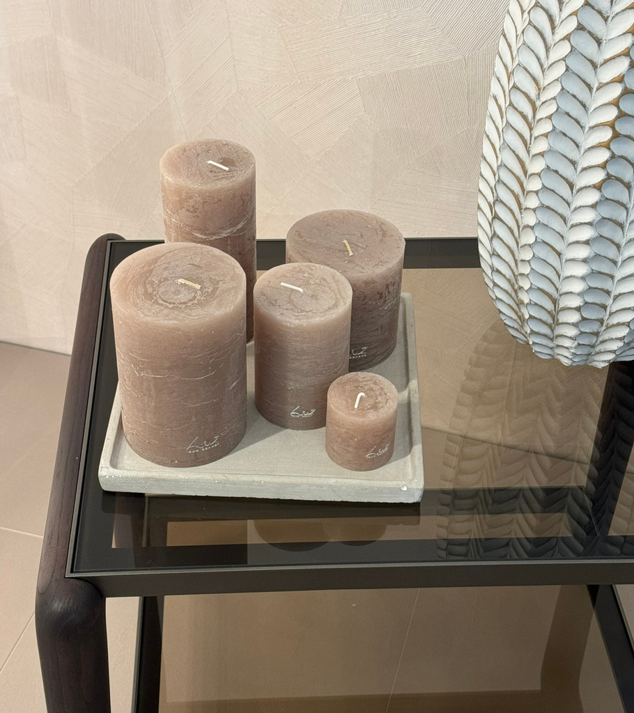 tortora chiaro candela rasteli