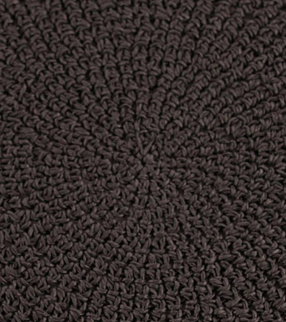 tovaglietta nera crochet